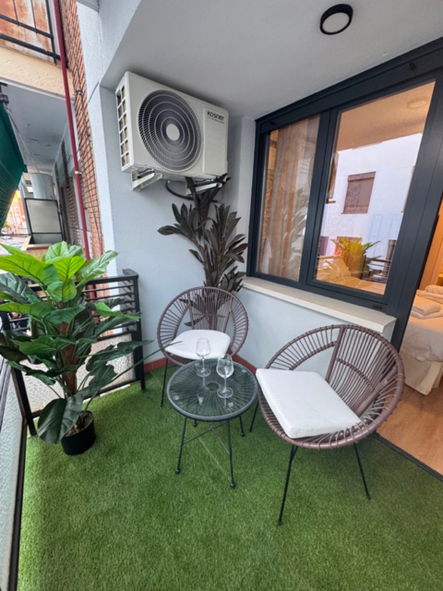 Terraza privada de una de las suites
